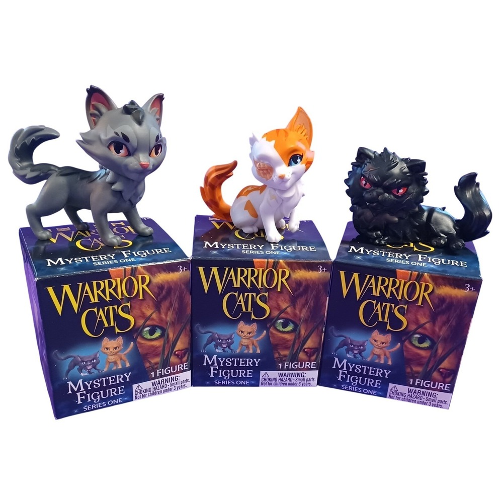 Warrior Cats Series 1 ThunderClan Trio YELLOWFANG GRAYSTRIPE BRIGHTHEART Figure